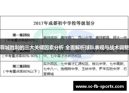 蓉城胜利的三大关键因素分析 全面解析球队表现与战术调整