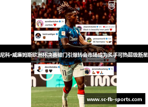 尼科·威廉姆斯欧洲杯决赛破门引爆转会市场成为炙手可热超级新星